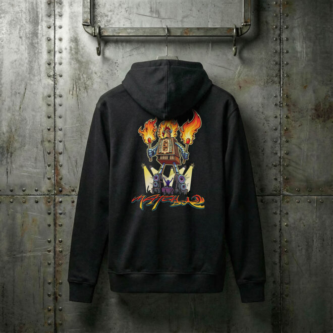 Matchbox BurningMan C – Black – Unisex mikina