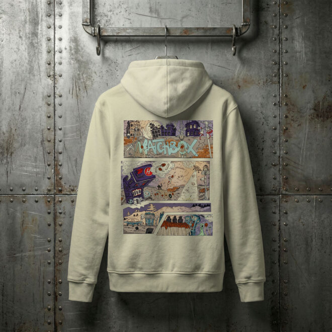 Matchbox Comix – ButterCream – Unisex mikina