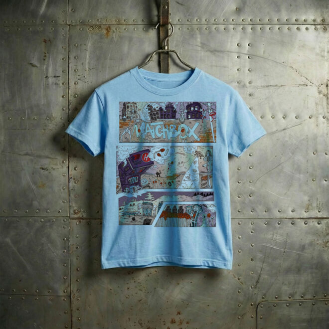 Matchbox Comix – SkyBlue – Dětské tričko