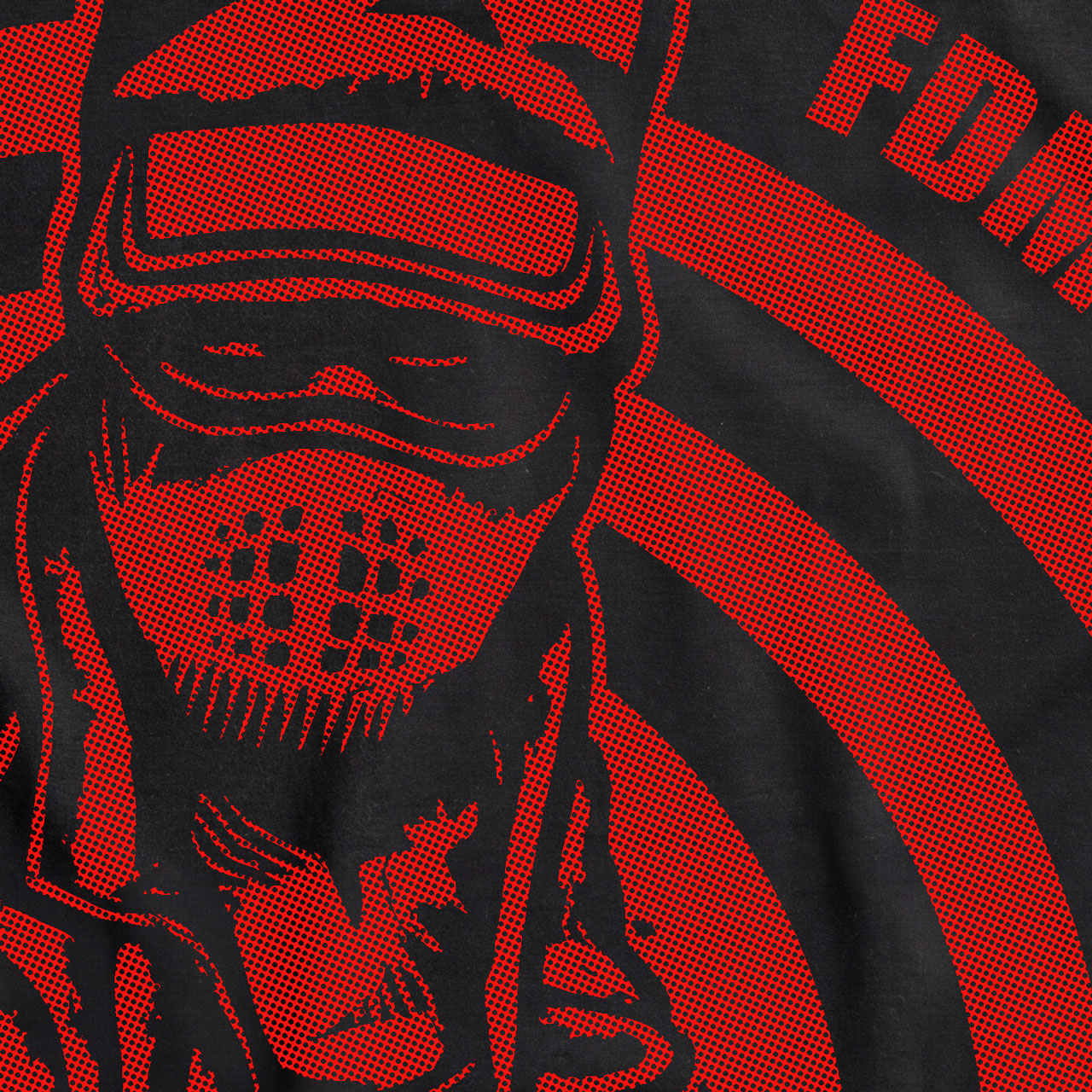 FDM Red Pyro – Black – Dětské tričko - Obrázek 3