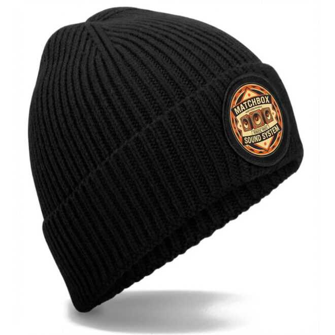 Matchbox SoloWorks circle – Black – Beanie čepice kulatý patch