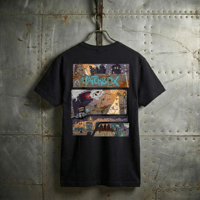 Matchbox Comix – Black – Unisex tričko