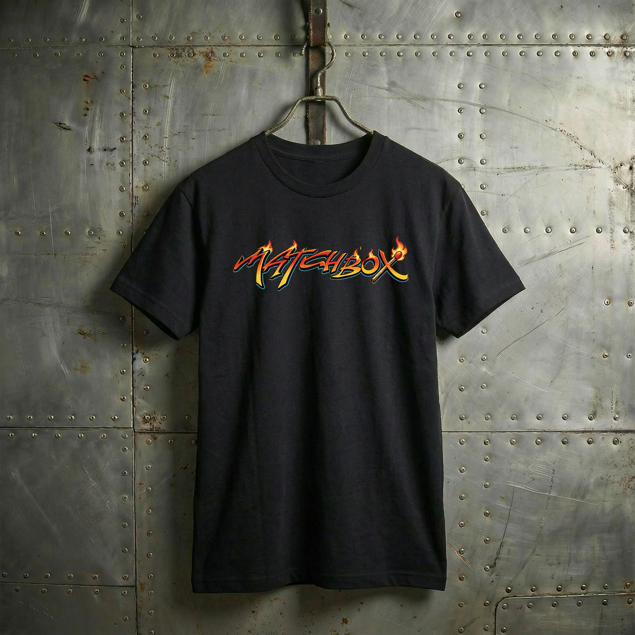 Matchbox BurningMan C – Black – Unisex tričko - Obrázek 2