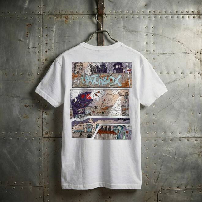Matchbox Comix – White – Unisex tričko