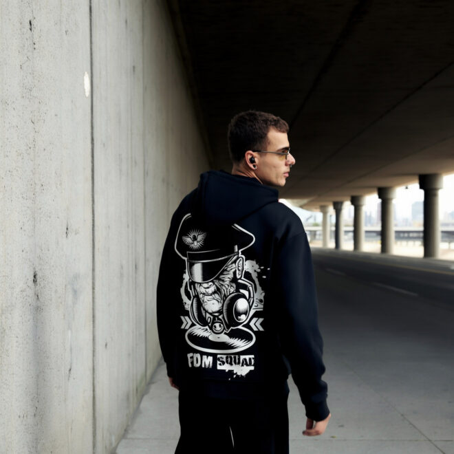 FDM Sasak-Order – Black – Unisex mikina