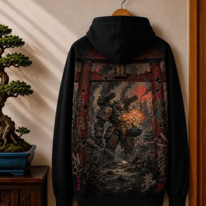 Pilsner Bonsai BOT– Černá - mikina zip – Unisex mikina zip