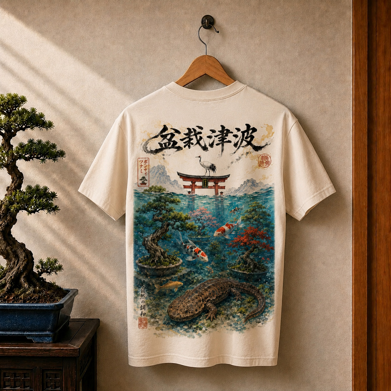 Pilsner Bonsai Tsunami – Butter Cream – Unisex tričko
