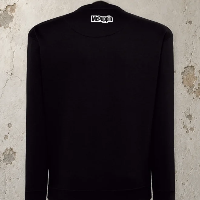 Black Madonna of Pilsen — Crewneck — Black — back